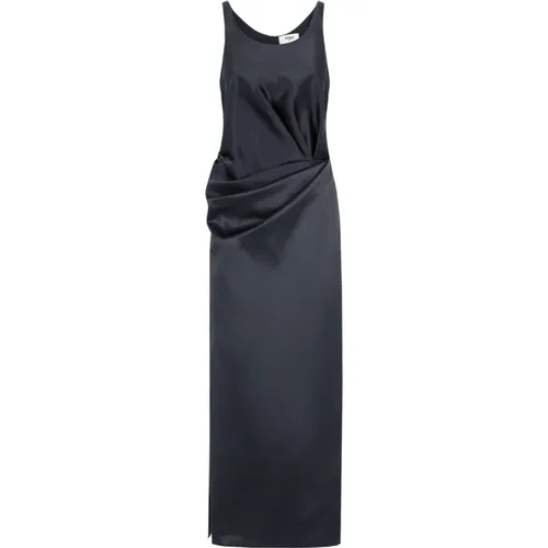 Cotton Silk Dress Elegant Style , female, Sizes: S - Fendi - Modalova