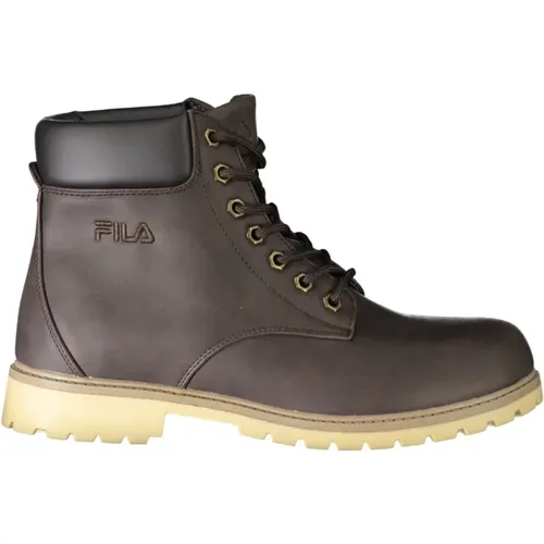 Herren Braun Schnürstiefel mit Kontrastdetails , Herren, Größe: 40 EU - Fila - Modalova