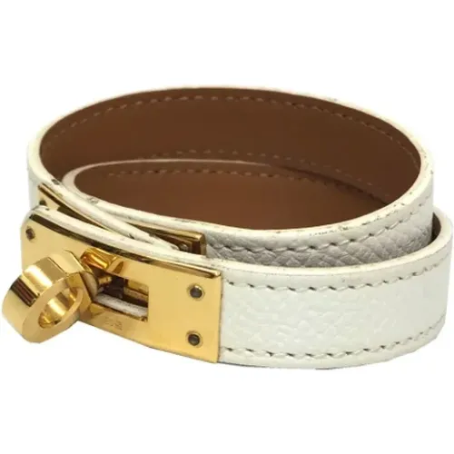 Pre-owned Jewellery, female, , Size: ONE SIZE Pre-owned Leather bracelets - Hermès Vintage - Modalova