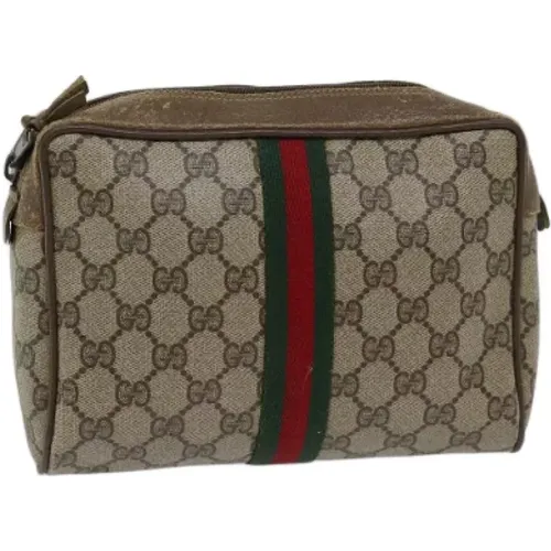 Pre-owned Leather clutches , female, Sizes: ONE SIZE - Gucci Vintage - Modalova