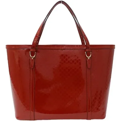 Pre-owned Tote Bags, female, , Size: ONE SIZE Pre-owned Leather gucci-bags - Gucci Vintage - Modalova