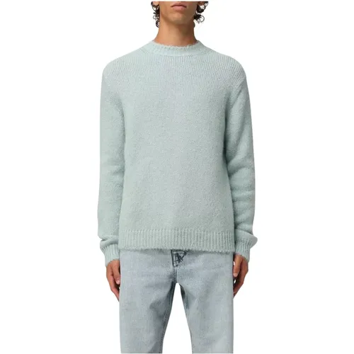 Round-neck Knitwear, male, , Size: S Crew Neck Knit Sweater - Jil Sander - Modalova