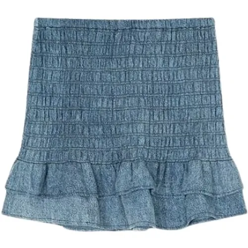 Cotton Ruffle Short Skirt , female, Sizes: S, XS - Isabel Marant Étoile - Modalova