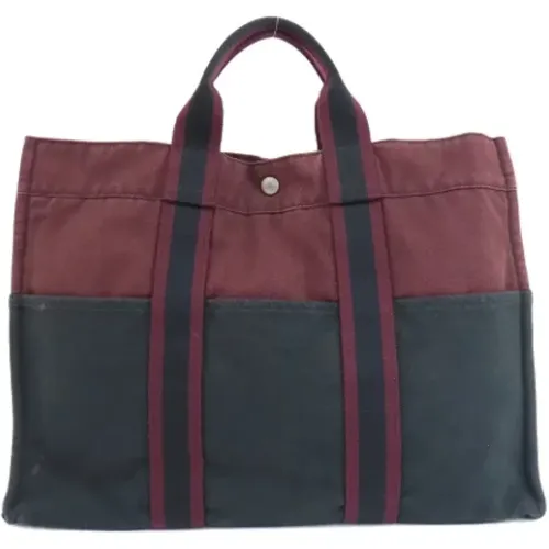 Pre-owned Tote Bags, female, , Size: ONE SIZE Pre-owned Canvas totes - Hermès Vintage - Modalova