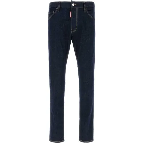 Slim-fit Jeans, male, , Size: XS Stretch denim Cool Guy jeans - Dsquared2 - Modalova