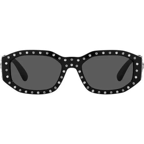 Sunglasses Biggie Ve4361 539887 with Studs , unisex, Sizes: 53 MM - Versace - Modalova