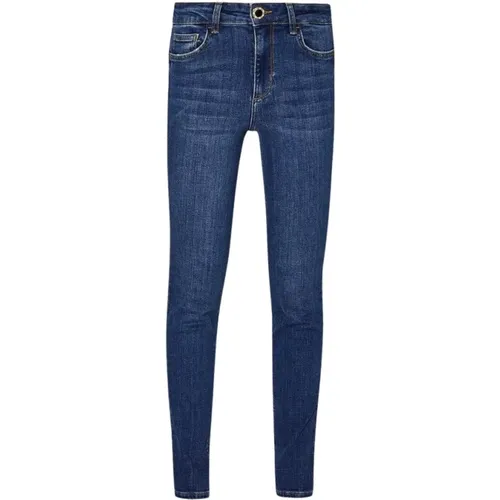 Dunkelblaue Denim High Waist Jeans , Damen, Größe: W24 - Liu Jo - Modalova