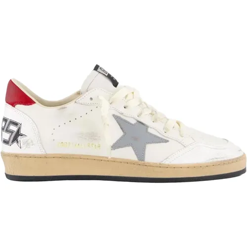 Sneakers, male, , Size: 10 US Leather Sneakers with Star Logo - Golden Goose - Modalova