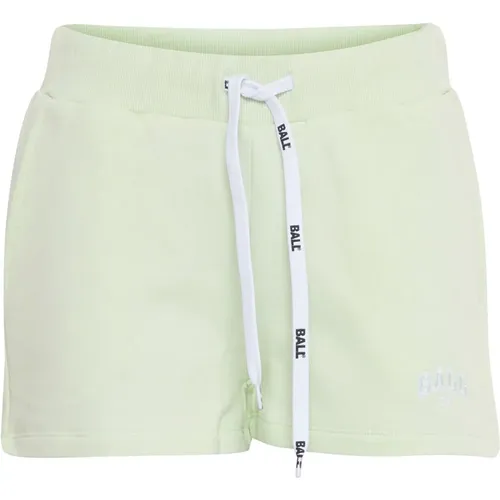 Damen Mint Sweatshorts mit elastischem Bund , Damen, Größe: XS - Ball - Modalova