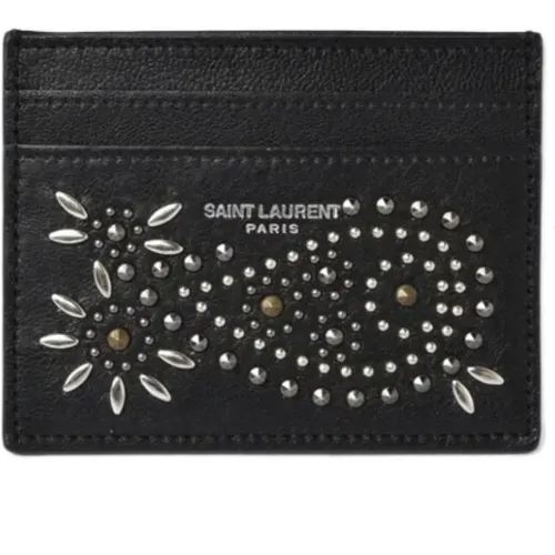 Pre-owned Leather wallets , female, Sizes: ONE SIZE - Saint Laurent Vintage - Modalova