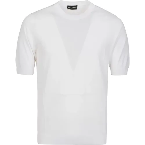 T-Shirts,Snow Shadow Plain T-Shirt - Ballantyne - Modalova
