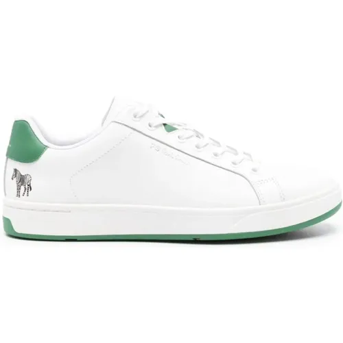 Sneakers with Lime Green Accents , male, Sizes: 8 UK, 6 UK - Paul Smith - Modalova