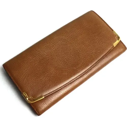 Pre-owned Wallets, female, , Size: ONE SIZE Pre-owned Leather wallets - Cartier Vintage - Modalova