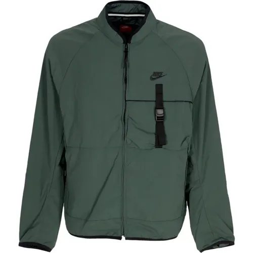 Light Jackets, male, , Size: S Vintage /Black Woven Jacket - Nike - Modalova