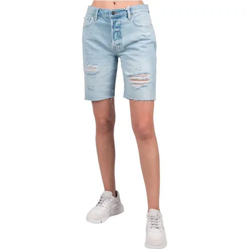 Denim Shorts, female, , Size: W26 Denim Cutoff Shorts - Frame - Modalova