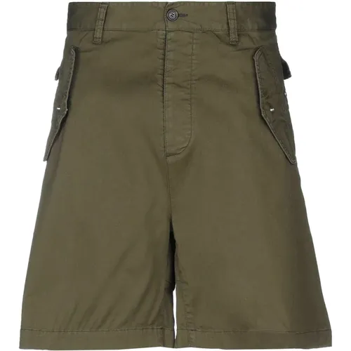 Cotton Shorts with Elastane , male, Sizes: S - Dsquared2 - Modalova