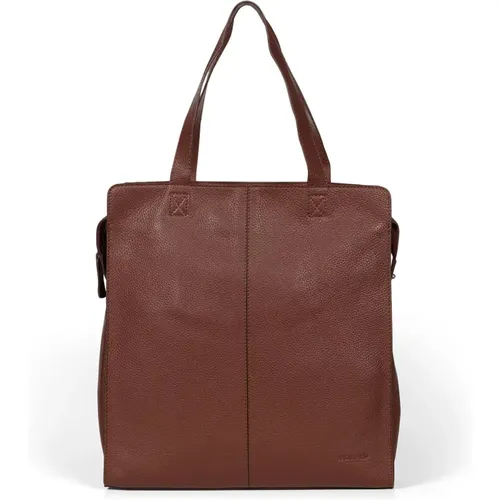 Tote Bags, male, , Size: ONE SIZE Leather Tote Bag Unisex Style - Howard London - Modalova