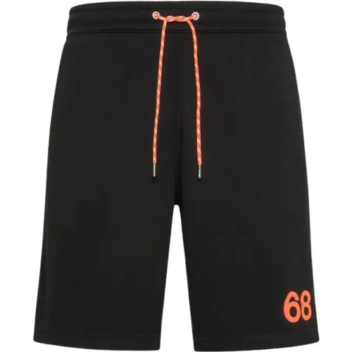 Schwarze Bermuda Shorts , Herren, Größe: XL - Sun68 - Modalova