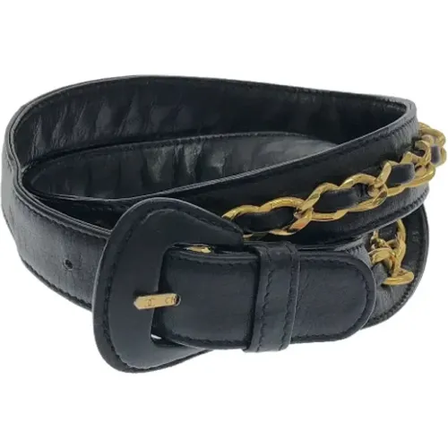 Pre-owned Belts, female, , Size: ONE SIZE Pre-owned Leather belts - Chanel Vintage - Modalova