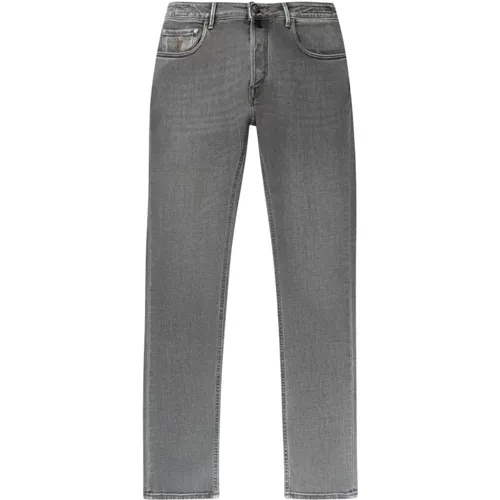 High-Waist 5-Pocket-Jeans, moderner Stil , Herren, Größe: M - Hand Picked - Modalova