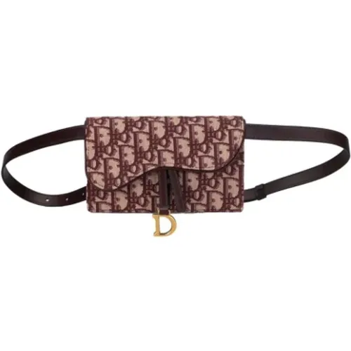 Pre-owned Belt Bags, female, , Size: ONE SIZE Pre-owned Canvas clutches - Dior Vintage - Modalova