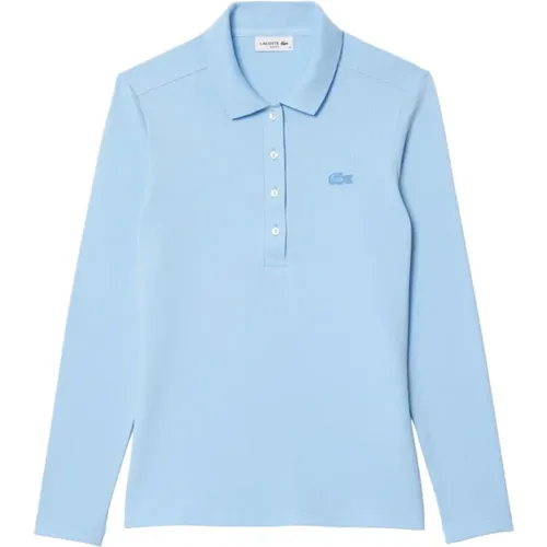 Klar Blaues Polo Damenmode , Damen, Größe: XS - Lacoste - Modalova