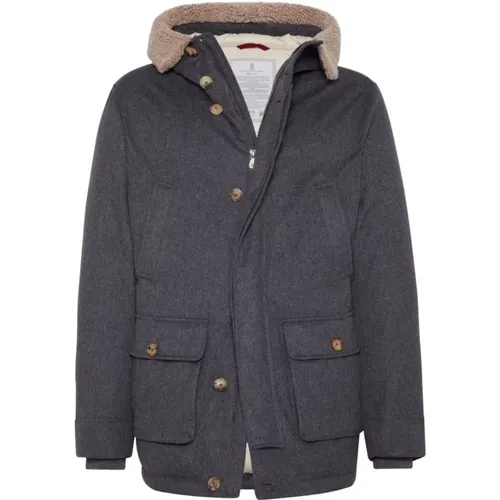 Stylische Herrenjacke - BRUNELLO CUCINELLI - Modalova