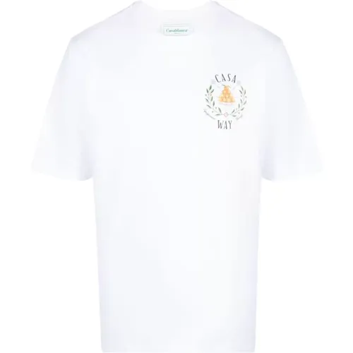 Printed T-shirt and Polo , male, Sizes: L, M - Casablanca - Modalova