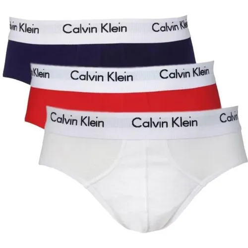 Stilvolle rote bedruckte Unterwäsche , Herren, Größe: S - Calvin Klein - Modalova