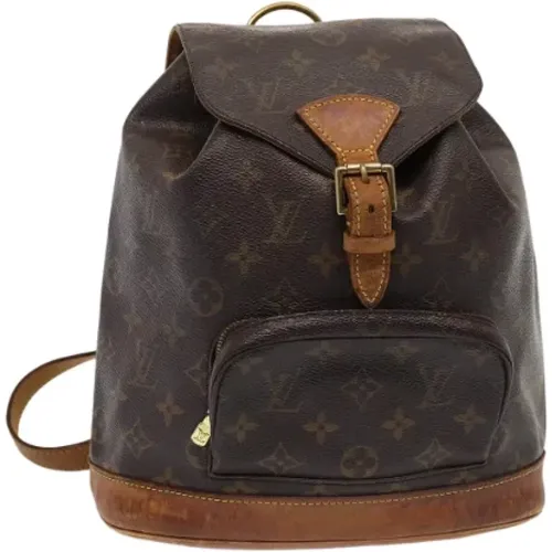 Pre-owned Backpacks, female, , Size: ONE SIZE Pre-owned Canvas backpacks - Louis Vuitton Vintage - Modalova