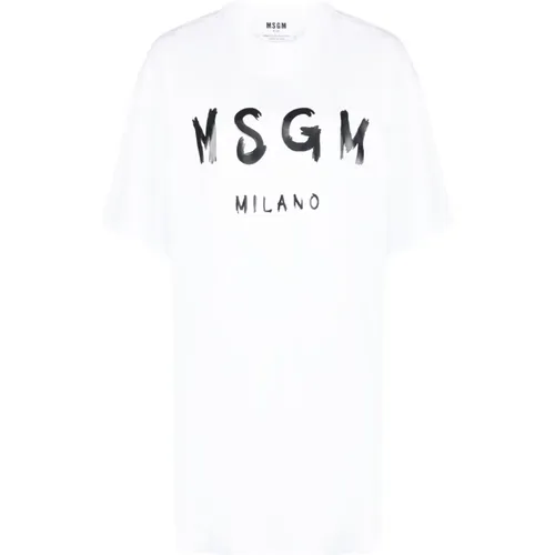 Stylish T-shirts and Polos , female, Sizes: XS, S - Msgm - Modalova