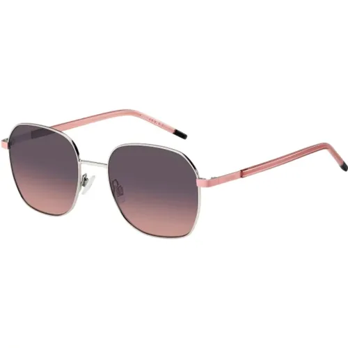 Stilvolle Graue Metallsonnenbrille für Frauen - Hugo Boss - Modalova