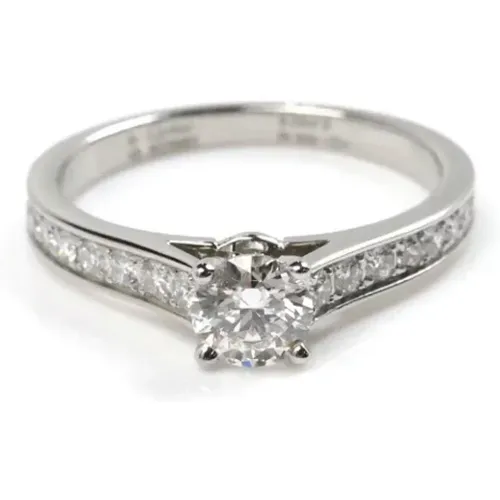 Pre-owned Jewellery, female, , Size: ONE SIZE Pre-owned Platinum rings - Cartier Vintage - Modalova