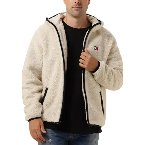 Teddy Kapuzenweste , Herren, Größe: 2XL - Tommy Jeans - Modalova