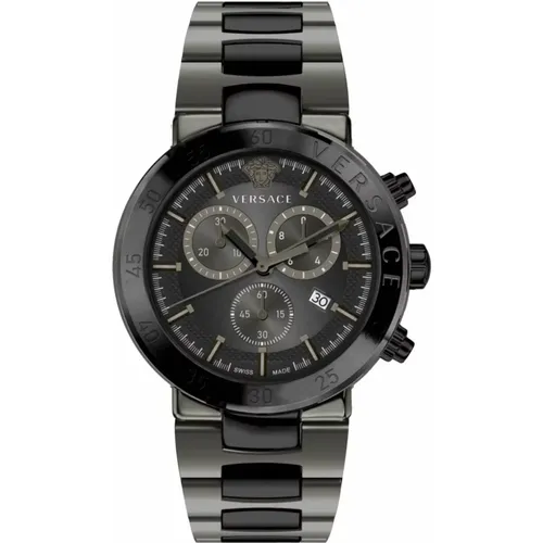 Watches, male, , Size: ONE SIZE Urban Mystique Chronograph Watch - Versace - Modalova