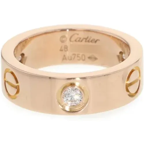 Pre-owned Jewellery, female, , Size: ONE SIZE Pre-owned Metal rings - Cartier Vintage - Modalova