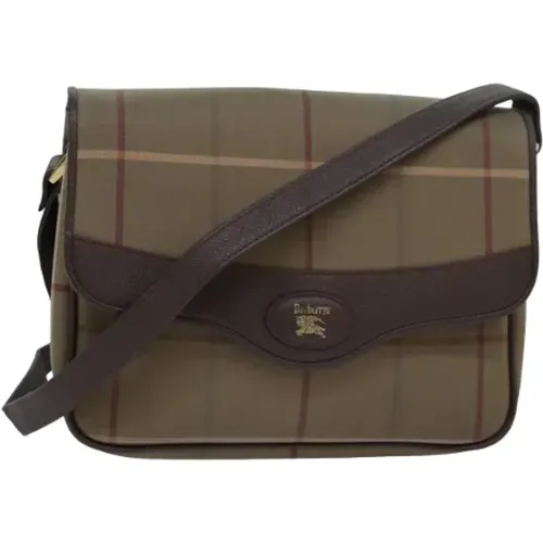 Pre-owned Cross Body Bags, female, , Size: ONE SIZE Pre-owned Canvas shoulder-bags - Burberry Vintage - Modalova