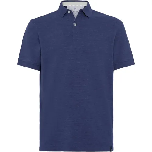 Regular Fit Baumwoll-Piqué Polo Shirt,Polo Shirts,Regular Fit Baumwoll-Piqué-Poloshirt - Boggi Milano - Modalova