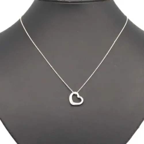 Pre-owned Jewellery, female, , Size: ONE SIZE Pre-owned Silver necklaces - Tiffany & Co. Pre-owned - Modalova