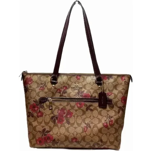 Pre-owned Tote Bags, female, , Size: ONE SIZE Pre-owned Canvas shoulder-bags - Coach Pre-owned - Modalova