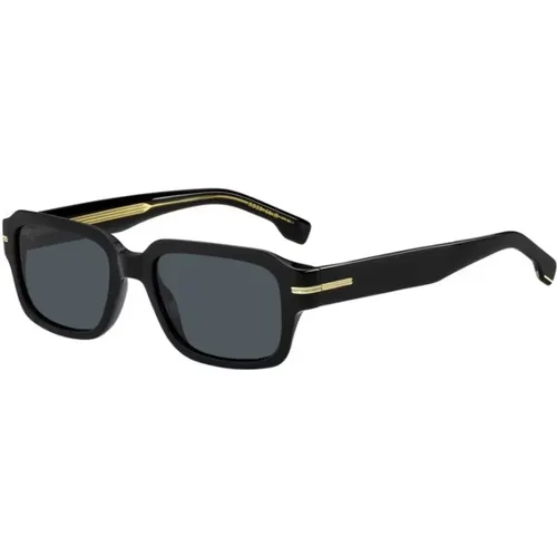 Frame Blue Avio Sunglasses , unisex, Sizes: 53 MM - Boss - Modalova