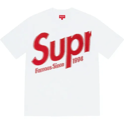 Exklusives Intarsia Spellout Top in Weiß - Supreme - Modalova