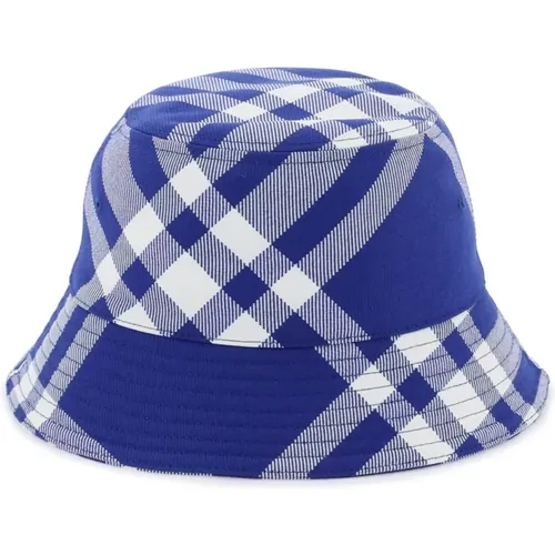 Hats, male, , Size: M Check Bucket Hat - Burberry - Modalova