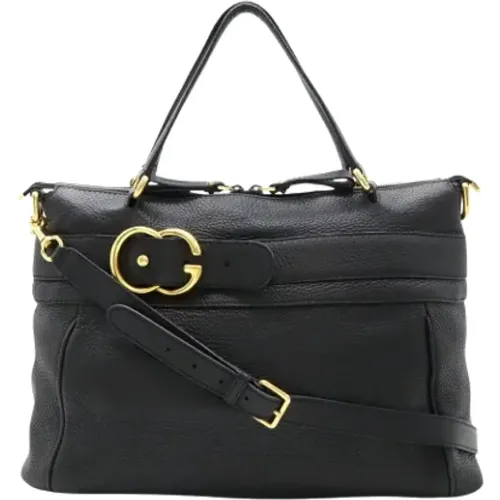 Pre-owned Tote Bags, female, , Size: ONE SIZE Pre-owned Leather gucci-bags - Gucci Vintage - Modalova