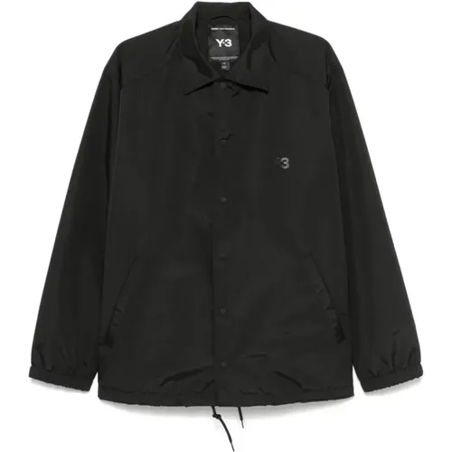 Nylon Coach Jacke , Herren, Größe: M - Y-3 - Modalova