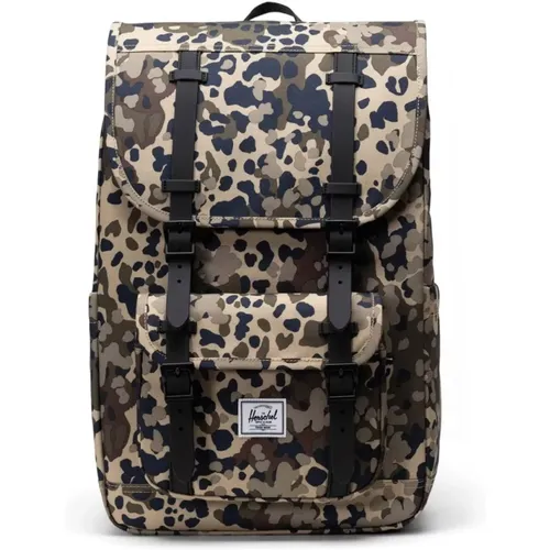 Terrain Camo Spotted Backpack , male, Sizes: ONE SIZE - Herschel - Modalova