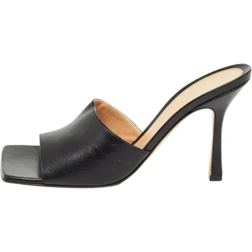 Pre-owned Leather sandals , female, Sizes: 6 1/2 UK - Bottega Veneta Vintage - Modalova