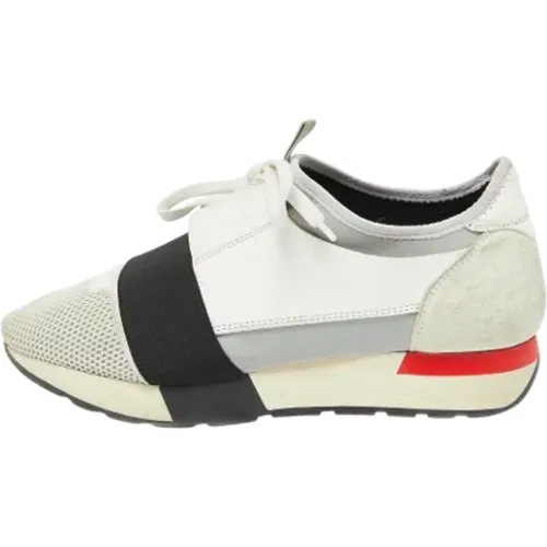 Pre-owned Sneakers, female, , Size: 10 US Pre-owned Leather sneakers - Balenciaga Vintage - Modalova