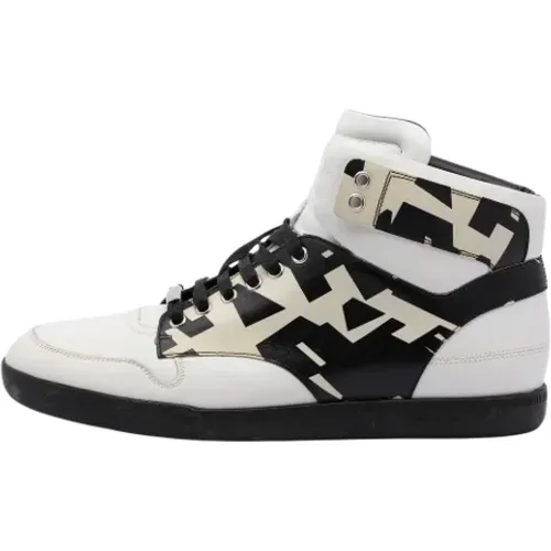 Pre-owned Sneakers, male, , Size: 8 1/2 US Pre-owned Leather sneakers - Dior Vintage - Modalova