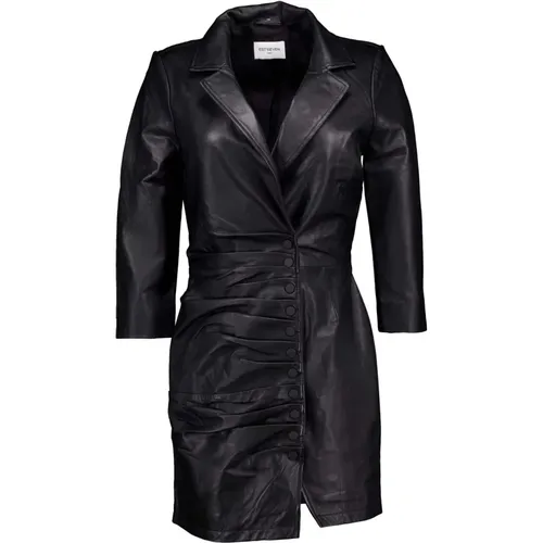 Leather Jackets , Damen, Größe: L - Est'Seven - Modalova